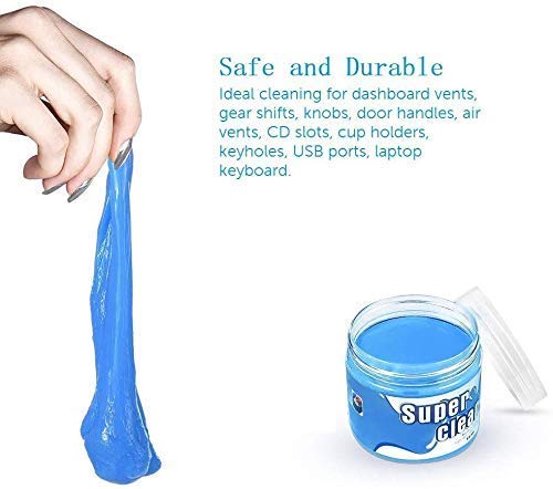 3553 Car Cleaning Gel -Dust Cleaning Mud For PC Tablet Laptop Keyboard,Air Vents, Camera, Printers, Calculator