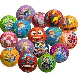 AM0392 Mix Printed Sponge Ball 1 Pcs