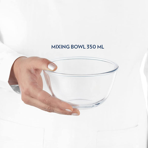 AM3693 Borosil 350 ml Serving & Mixing Glass Bowl With Lid (IYLBBNL0350)