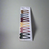 AM1299 Tic Tac Hair Pin For Women 12pc ( Multicolor )