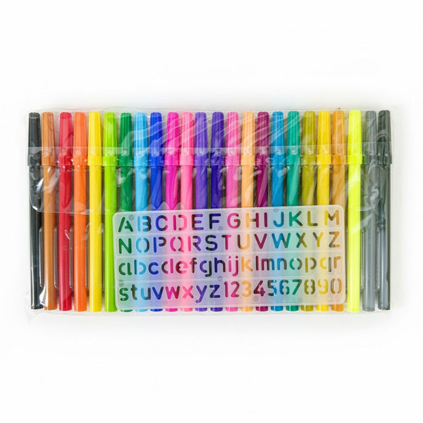 AM6293 Camel Bold Sketch Pens 24 Shades (Multicolor)