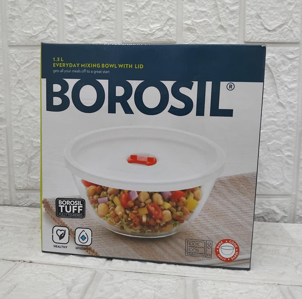 AM3687 Borosil 1.3L Serving & Mixing Bowl with Lid (IH22MB05213)