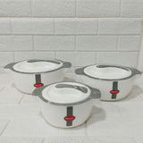 Di0275 Rishabh Sigma Marbella Insulated Casserole Set – 3 Pcs