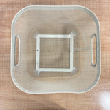 A07060 9.5inch Metal Mesh Storage Basket with Dual Handles