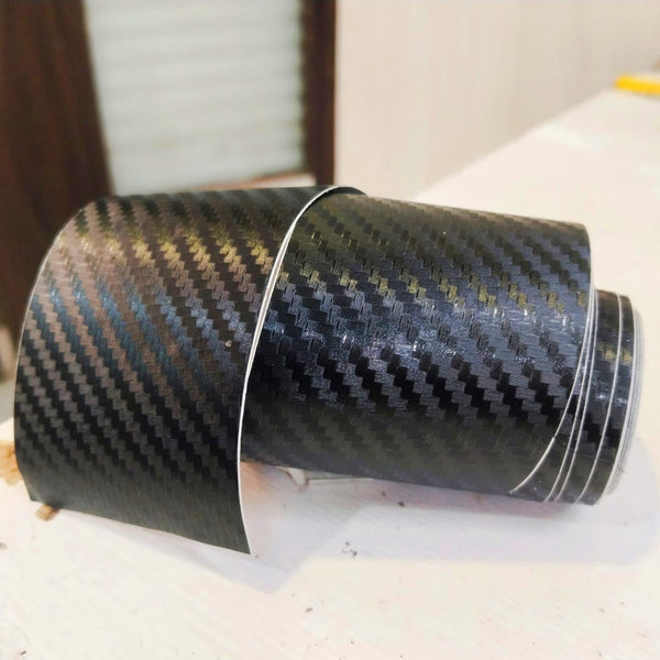 3103 Carbon Fiber Tape 5 Mtr for Interior High Gloss Anti Scratch Tape for Car Protection and Decoration