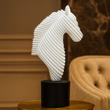 AM5938 Modern Decorative Horse Head Sculpture - Pack of 1