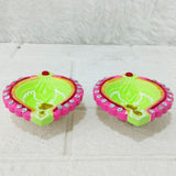 Di0383 Decorative Diwali Big Diyas Set of 2 – Multidesign Handcrafted