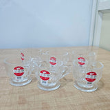 AM5380 Shine Max 6pc 80ml Coffee or Tea Cup Round Set Made of Glass