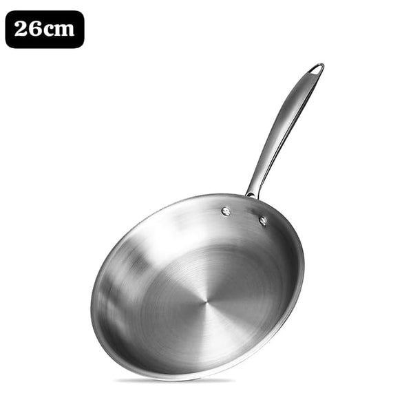 AM3430 Afinito Stainless Steel Triply Fry Pan 28Cm