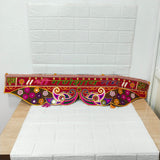 3892 42inch Traditional Art Handmade Door, Velvet Toran, Hanging for Home Traditional, Multicolour