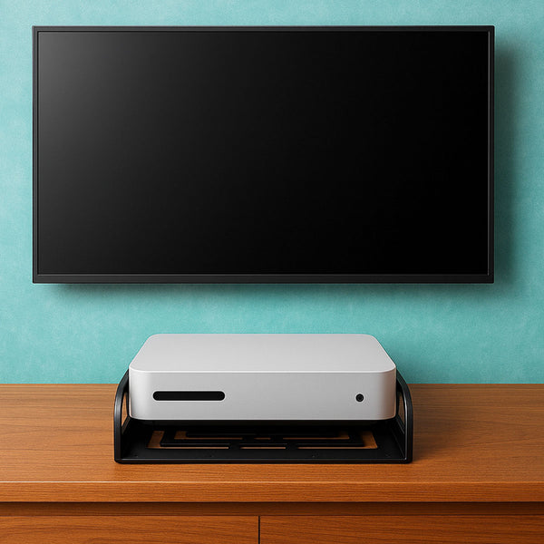 AM6209 ABS TV Setup Box Stand - Black