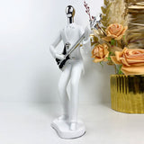 AM6132 Modern Guitarist Sculpture – Stylish Musician Figurine for Home & Office Decor