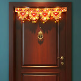AM2509 Lighting Traditional Toran Art Bandarwal Toran 38Inch Wall Hanging Lights for Home Decoration for Diwali