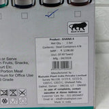 Di0175 Rishabh Sivana 4 Thermo Steel Lunch Box with Virgin Plastic Outer Case | 4 Steel Containers