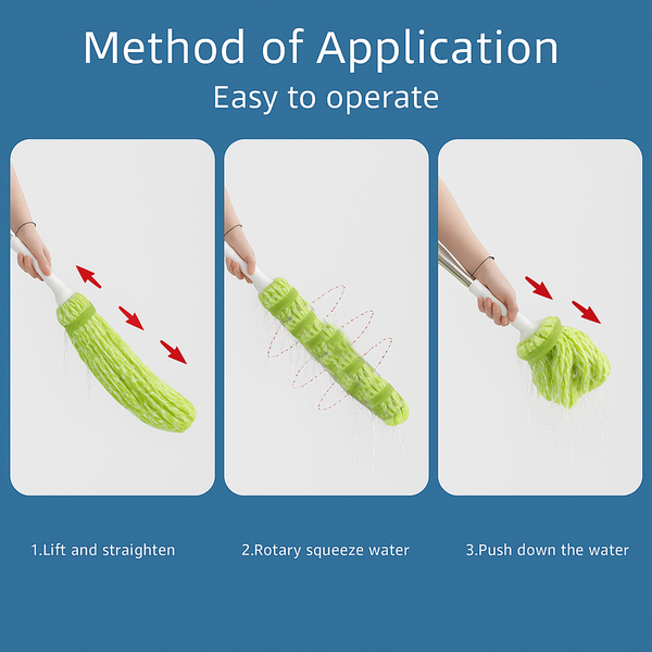 AM6125 Good Home Nova Microfiber Twist Mop