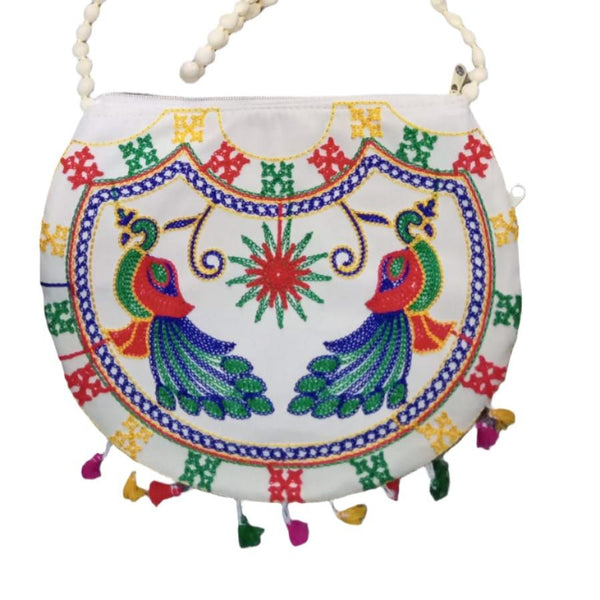 3898 11inch Hand Crafted Embroidered Shoulder Bag, Traditional Bag, Gifting, Women beautiful Shoulder bags, Handbag for girls, Stylish bag