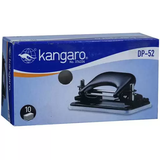 3930 Kangaro DP-52 | 2 Hole Metal Classic Mini Paper Punch | Removable Chip Tray With Durable Steel Consecution