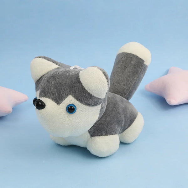 AM3486 Baby Husky Dog Plush Animal Soft Toy 11inch 170gm