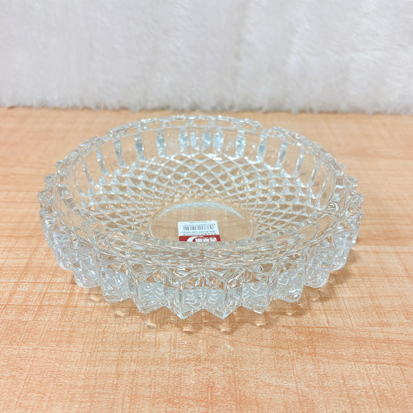 TM0039 Round Crystal Glass Smoking Ashtray- 195mm