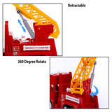 AM6432 Fire Ladder Rescue Truck Toy with Light & Sound