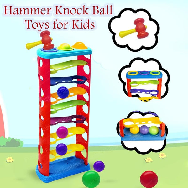 AM0237 Hammer Ball Toy Set with 6 Balls 1 Hammer