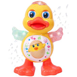 AM0131 Dancing Duck with Music Flashing Lights and Real Dancing Action