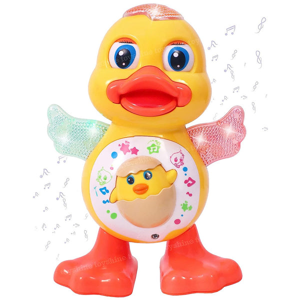 AM0131 Dancing Duck with Music Flashing Lights and Real Dancing Action