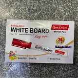AM5069 Refillable Whiteboard Marker Pen For Office,College (Medium)