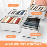 3313 Wardrobe Organizer For Clothes 7 Grids Storage Organizer Multipurpose Organiser For Wardrobe Large Capacity Organizer