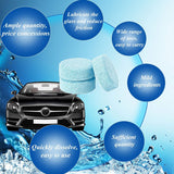 Car windshield washer fluid tablets