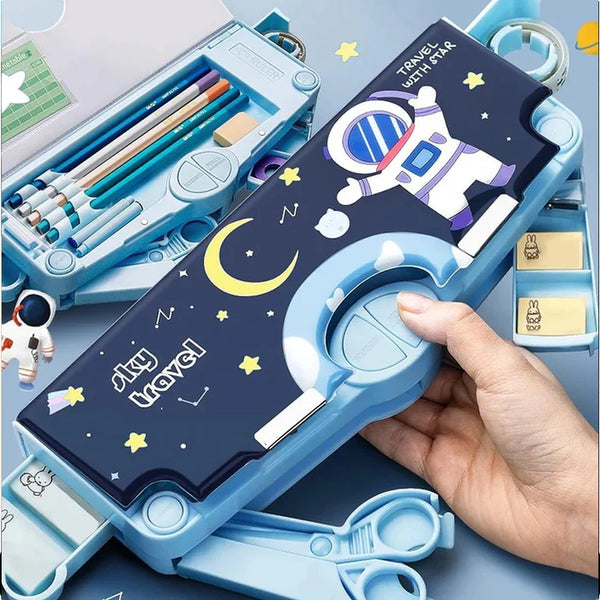 0052 Multifunctional Pencil Box For Kids, Space Pencil Box For Boys, Kids Pencil Box For Boys &amp; Girls,&nbsp;