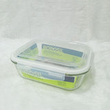 AM6203 Borosil Klip N Store Rectangular Glass Container - 2 Ltr with Air Tight Lid