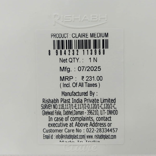 Di0290 Rishabh Claire Medium Tray