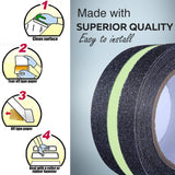 AM6055 Anti-Slip Grip Tape (2 Inch x 5 Meter)– Heavy Duty Non-Slip Traction Tape for Safety and Slip Prevention