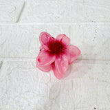 AM6398 Mix Jelly Flower Mini Hair Claw Clip for Women and Girls - Small (1pc)