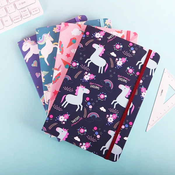 AM6303 A5 Notebook Pocket Diary Writing Works Notepad (Multicolor)