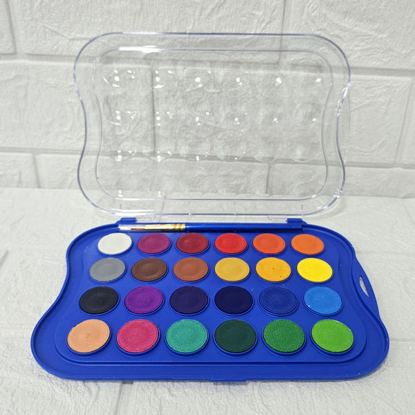 AM6090 DOMS Aqua Water Colour Cakes - 24 Shades (23mm)