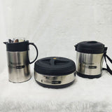 Di0379 Rishabh Thermosteel Carnival Set of 3pc