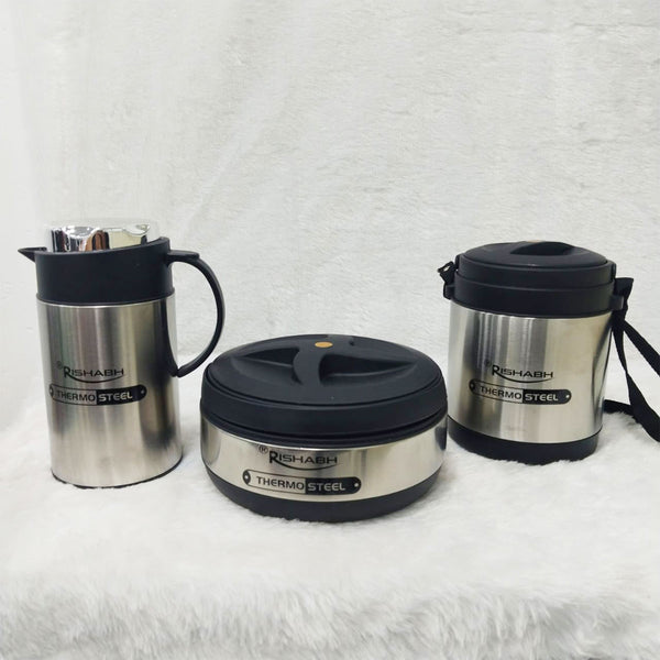 Di0379 Rishabh Thermosteel Carnival Set of 3pc