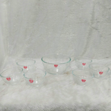 Di0365 Cello Glassware Ornella Pudding Bowls Set (7 Pcs)