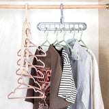 0238 Space Saving Hanger – 9-Hole Wardrobe Organizer | Organivo