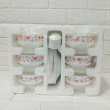 Di0228 Cello Soup Set 18-Piece Designer Crockery - Soup Bowls, Spoons & Plates