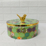 Di0160 Rishabh Coral Plus Multipurpose Set with Golden Bird Handle