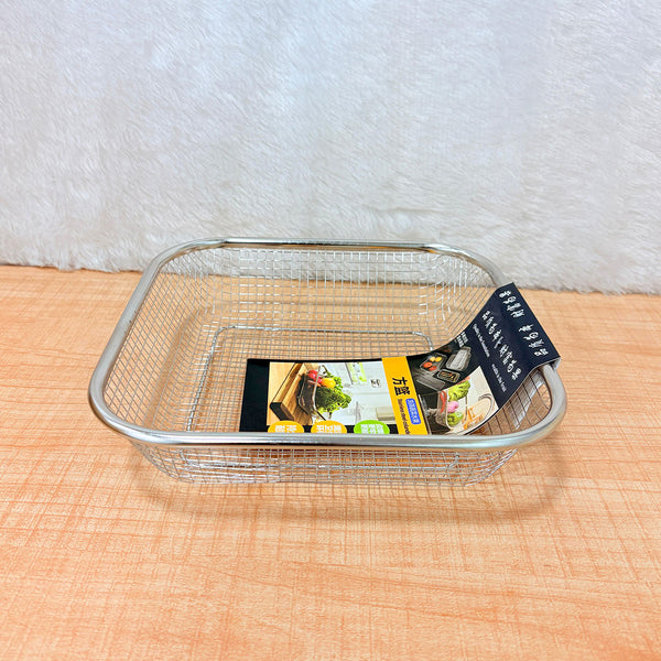 TM0001 Square & Rectangular Stainless Steel Wire Mesh Kitchen Strainer Basket (1pc)