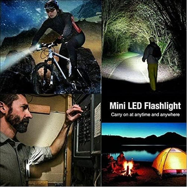 Led Flashlight Rechargeable Torch Light USB Super Bright Torch