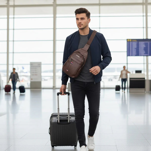 13112 Waterproof Anti Theft Cross-body fanny pack waist bag, Travel Bag (1 Pc)