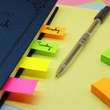 AM0433 JC  3" X 3" Multicolour Sticky Notes (Pack of 1, 100/50 Sheets per pad)