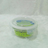 AM6196 Borosil Klip N Store Round Glass Container - 620 ml with Air Tight Lid