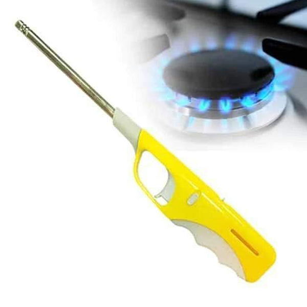 0154 Plastic Adjustable Flame & Gas refillable Lighter (Multicolour)