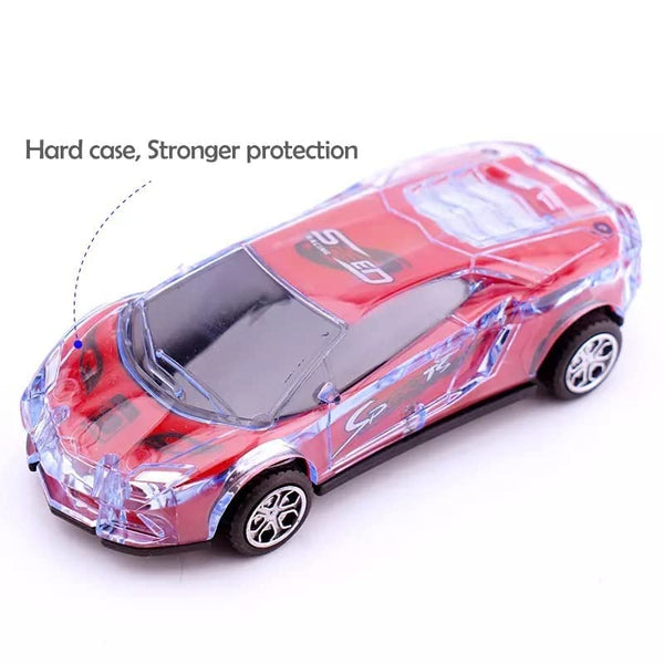 AM0238 Racing Car with Lights and Music, Friction Powered Music Car Toy for Kids